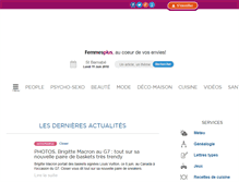 Tablet Screenshot of femmesplus.fr